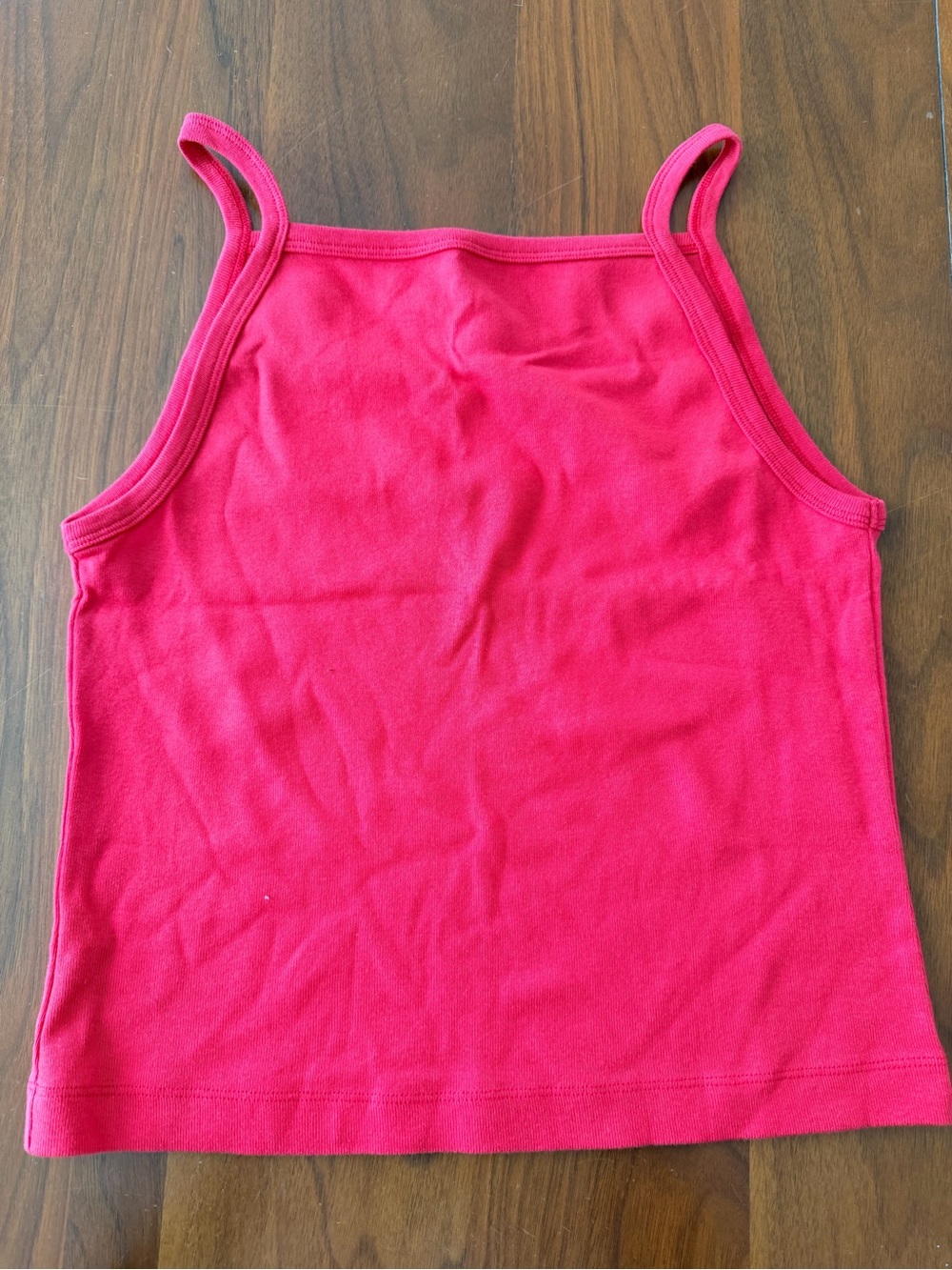 Doen Hot Pink Spaghetti Strap Tank